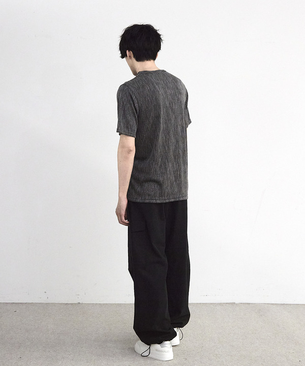 ストライプジャガード杢Tシャツ 詳細画像 20
