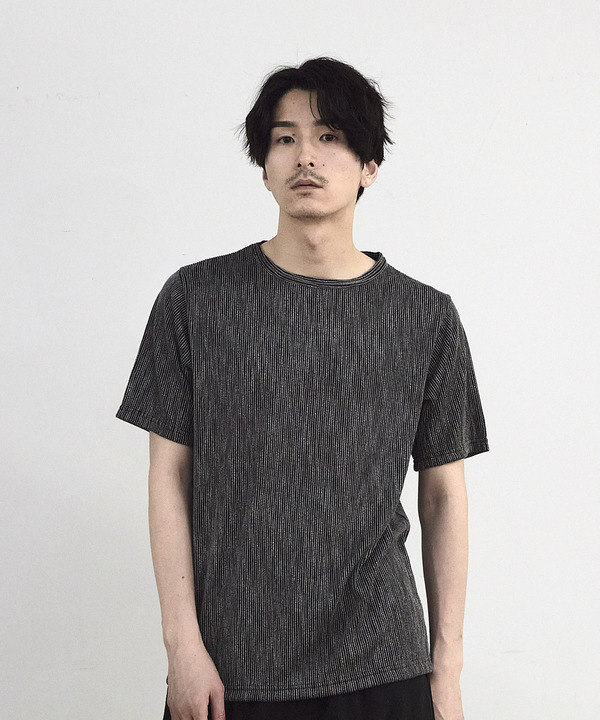 ストライプジャガード杢Tシャツ 詳細画像 21