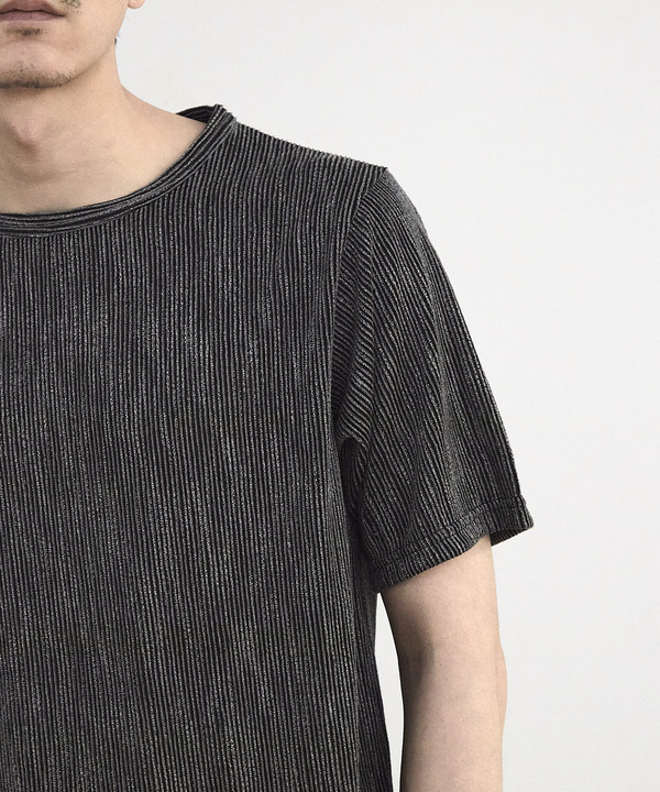 ストライプジャガード杢Tシャツ 詳細画像 23