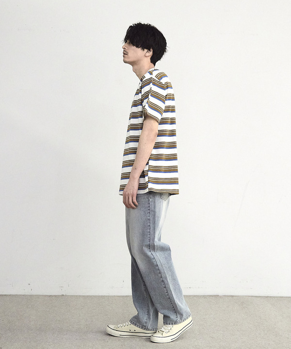 ダメージ加工ボーダーTシャツ 詳細画像 5