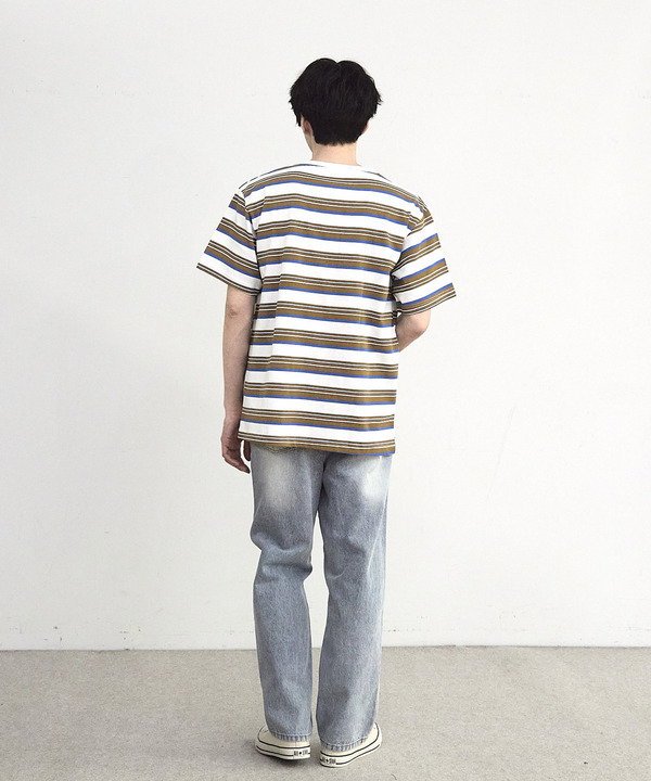ダメージ加工ボーダーTシャツ 詳細画像 6