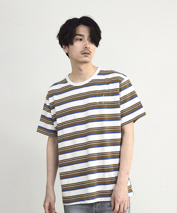 ダメージ加工ボーダーTシャツ 詳細画像 7