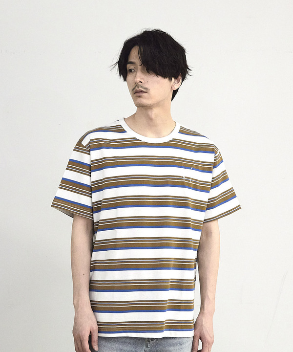 ダメージ加工ボーダーTシャツ 詳細画像 8