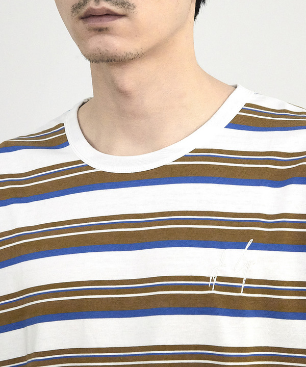 ダメージ加工ボーダーTシャツ 詳細画像 9