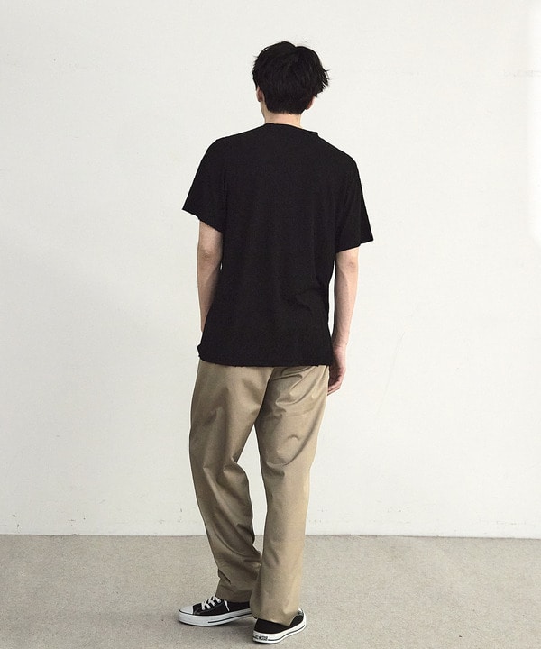 ヘリンボーンジャガードヘンリーネックTシャツ 詳細画像 13