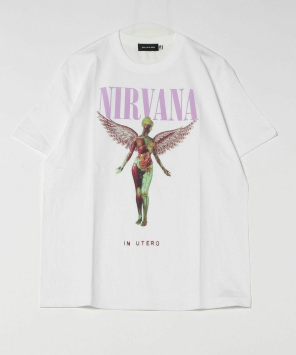 【GOOD ROCK SPEED】 プリントTシャツ（NIRVANA/ニルヴァーナ） 詳細画像 ホワイト 1