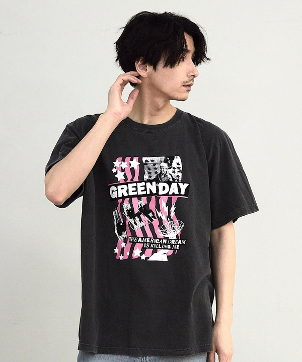 【GOOD ROCK SPEED】プリントTシャツ（GREEN DAY/グリーンデイ） 詳細画像 チャコールグレー 1