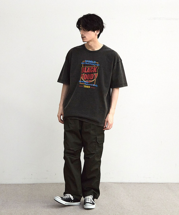 古着風ピグメントロゴプリントTシャツ 詳細画像 11