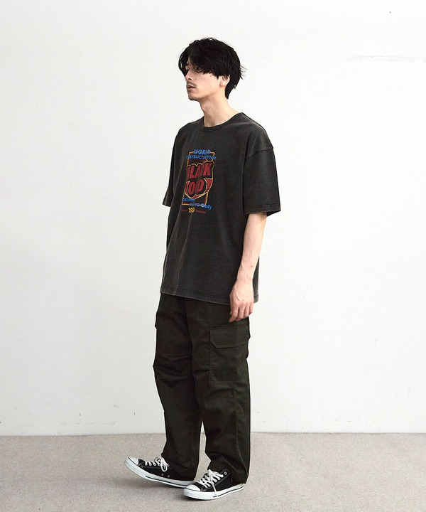 古着風ピグメントロゴプリントTシャツ 詳細画像 12