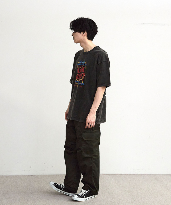 古着風ピグメントロゴプリントTシャツ 詳細画像 13