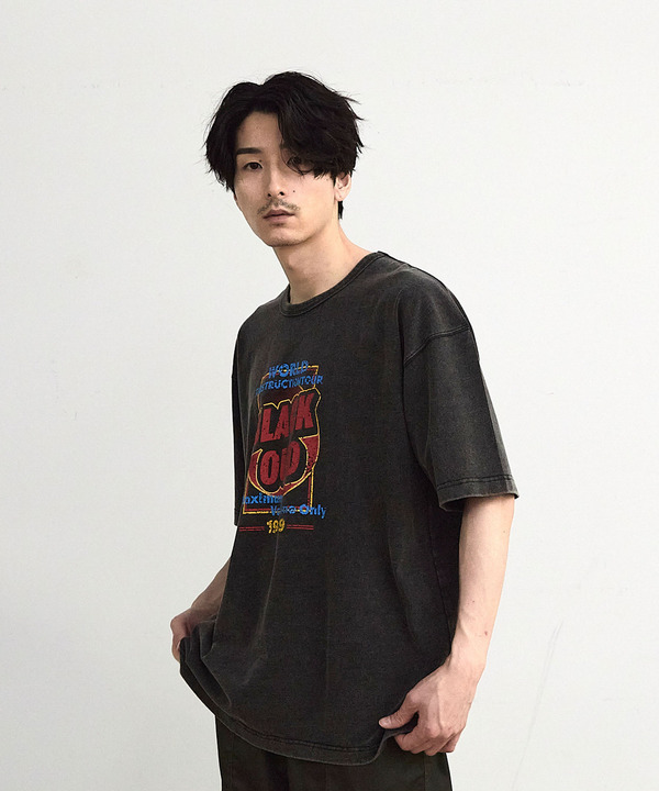 古着風ピグメントロゴプリントTシャツ 詳細画像 16
