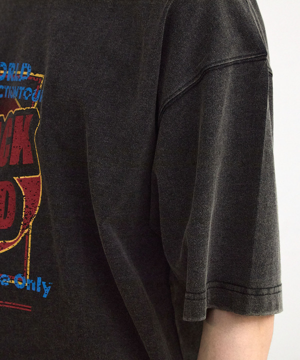 古着風ピグメントロゴプリントTシャツ 詳細画像 20