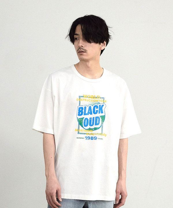 古着風ピグメントロゴプリントTシャツ 詳細画像 5