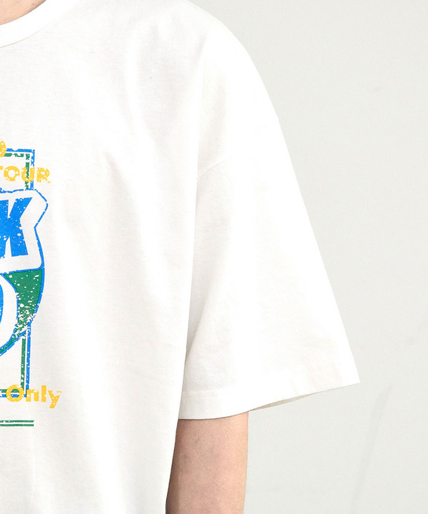古着風ピグメントロゴプリントTシャツ 詳細画像 8
