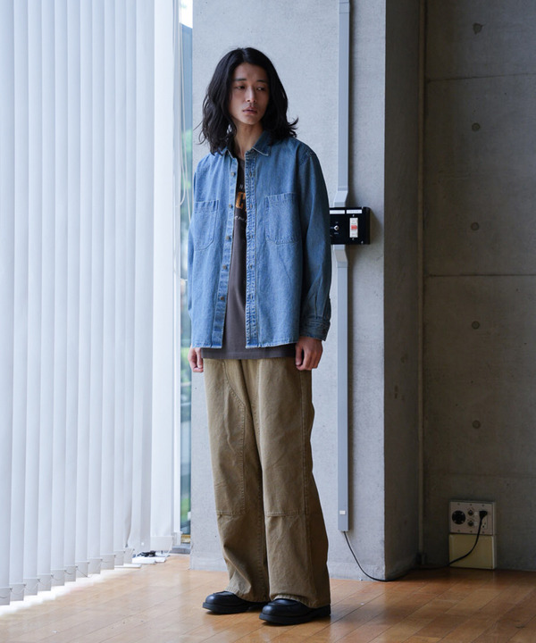 9ozスラブデニムワークシャツ 詳細画像 3