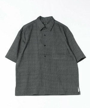 デニムライクワッシャー半袖シャツ