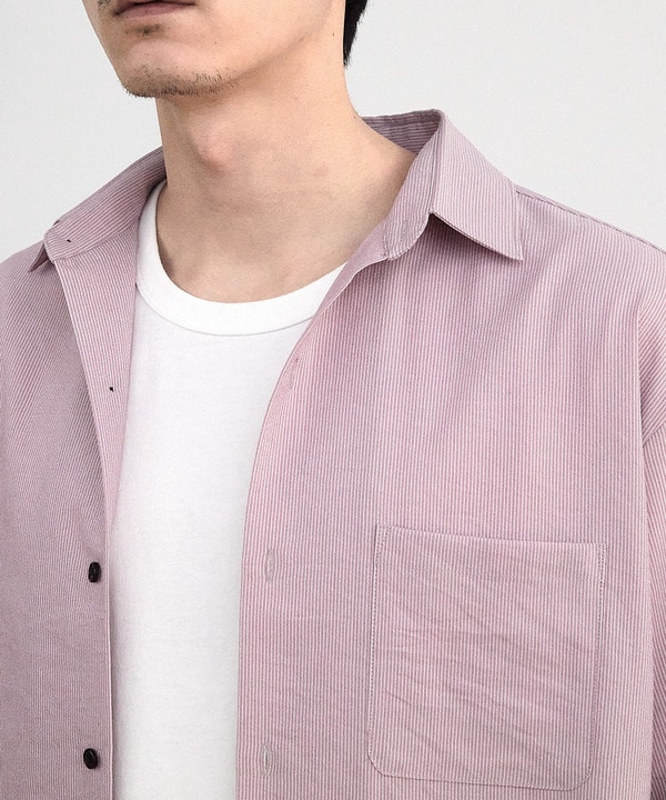 ヘアラインストライプ半袖シャツ 詳細画像 7