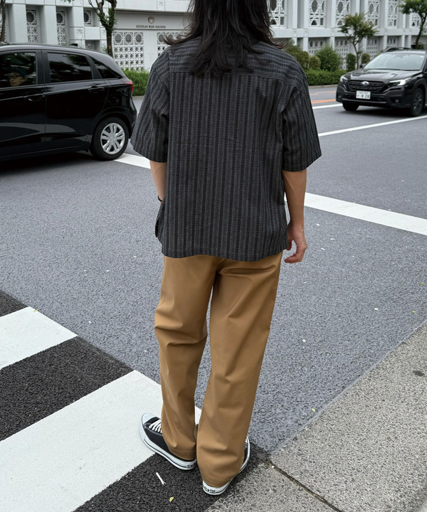 ハイパーストレッチタックワイドテーパードイージーパンツ 詳細画像 3