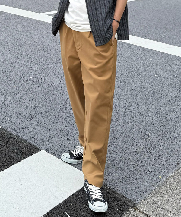 ハイパーストレッチタックワイドテーパードイージーパンツ 詳細画像 4
