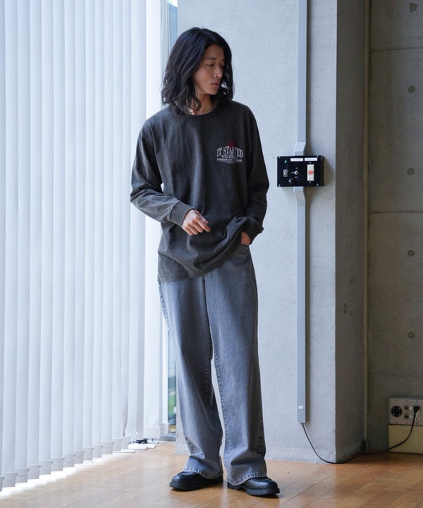 ピグメントウォッシュ加工ロゴロンT 詳細画像 8