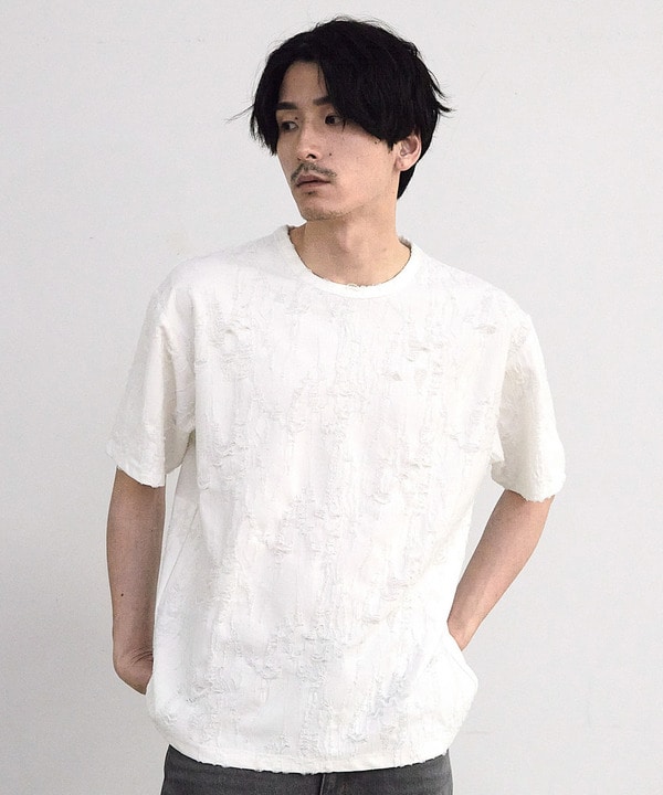 オーバーダメージTシャツ 詳細画像 ホワイト 1