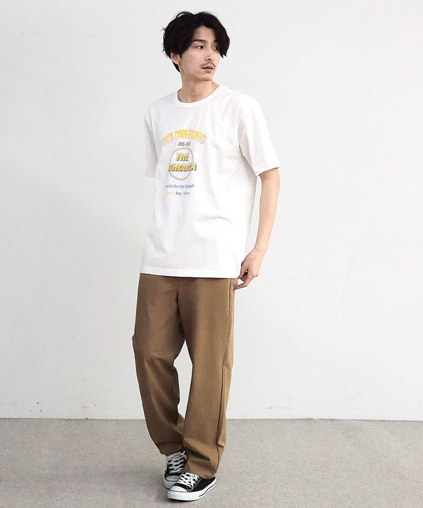 アメリカンコットンロゴプリントTシャツ 詳細画像 1