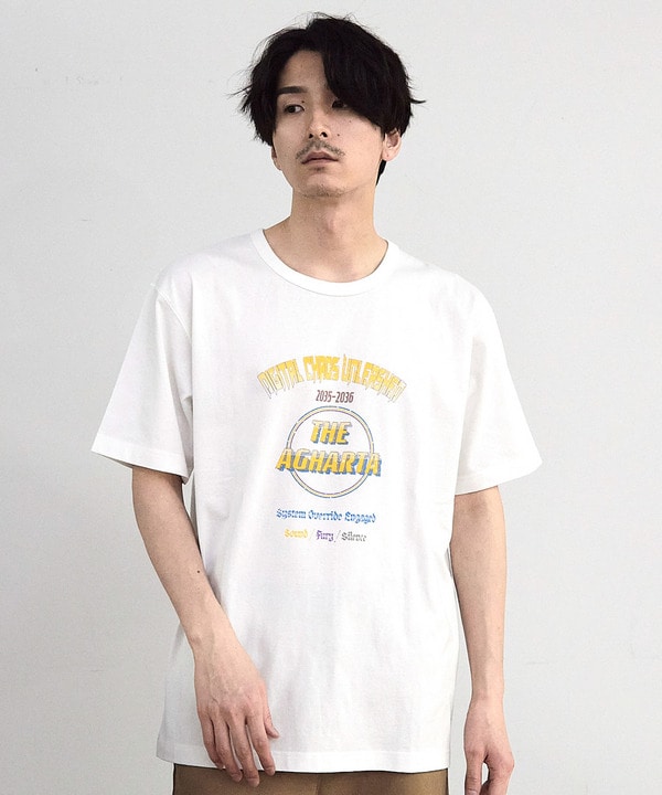 アメリカンコットンロゴプリントTシャツ 詳細画像 ホワイト 1