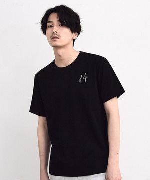 シルケットバックロゴプリントTシャツ