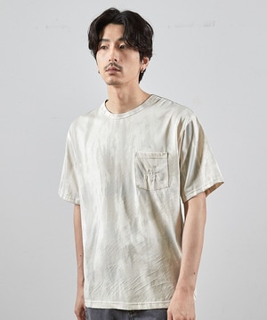 ウォッシュダメージ加工ポケットＴシャツ