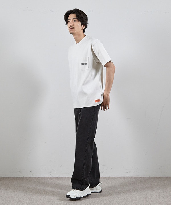 ユニバーサルオーバーオール別注ポケットプリントTシャツ 詳細画像 1