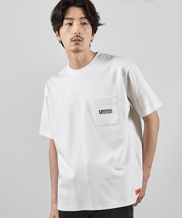 ユニバーサルオーバーオール別注ポケットプリントTシャツ 詳細画像 6