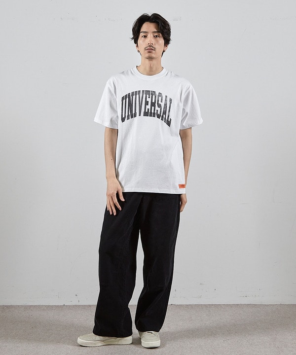 ユニバーサルオーバーオール別注ビンテージ加工プリントTシャツ 詳細画像 1