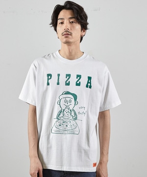 ユニバーサルオーバーオール別注　WINDY JRビンテージ加工プリントTシャツ