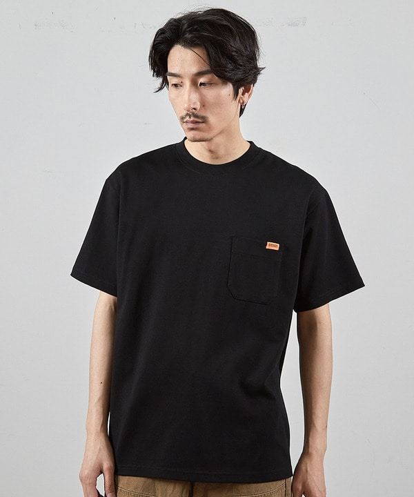 ユニバーサルオーバーオール別注バックプリントロゴししゅうポケットTシャツ 詳細画像 17