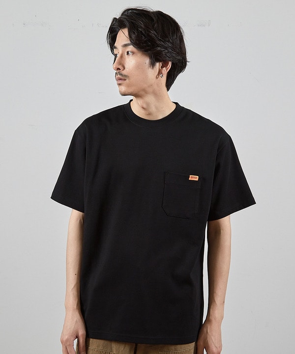 ユニバーサルオーバーオール別注バックプリントロゴししゅうポケットTシャツ 詳細画像 18