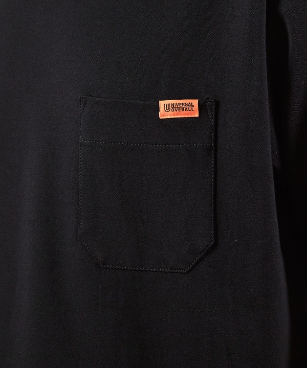 ユニバーサルオーバーオール別注バックプリントロゴししゅうポケットTシャツ 詳細画像 20
