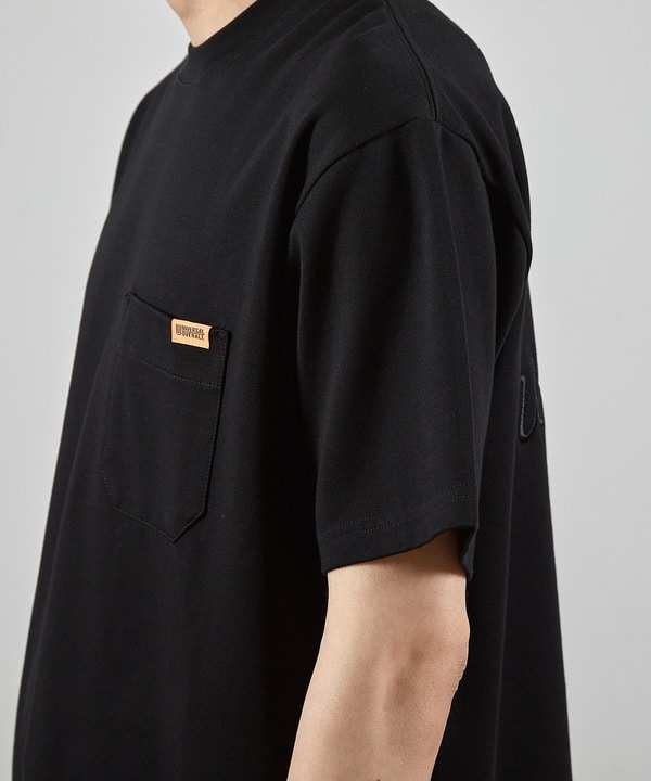 ユニバーサルオーバーオール別注バックプリントロゴししゅうポケットTシャツ 詳細画像 21