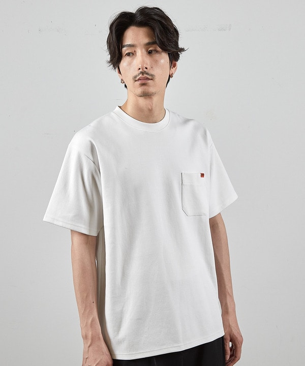 ユニバーサルオーバーオール別注バックプリントロゴししゅうポケットTシャツ 詳細画像 8