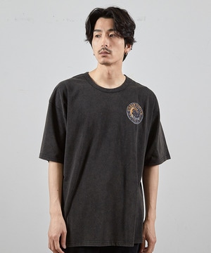 ビンテージサークルロゴピグメントTシャツ