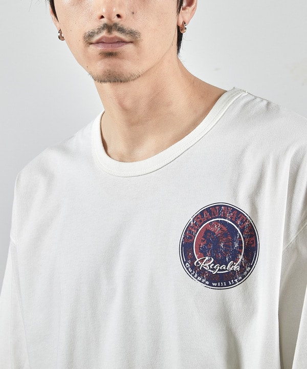 ビンテージサークルロゴピグメントTシャツ 詳細画像 10