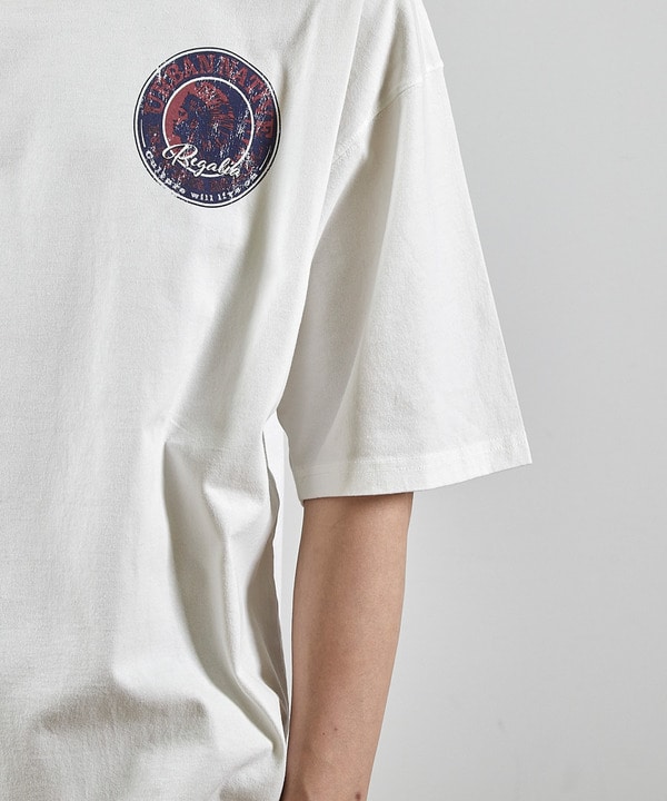 ビンテージサークルロゴピグメントTシャツ 詳細画像 12