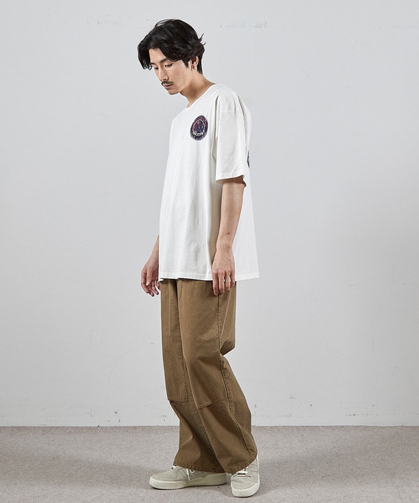 ビンテージサークルロゴピグメントTシャツ 詳細画像 3