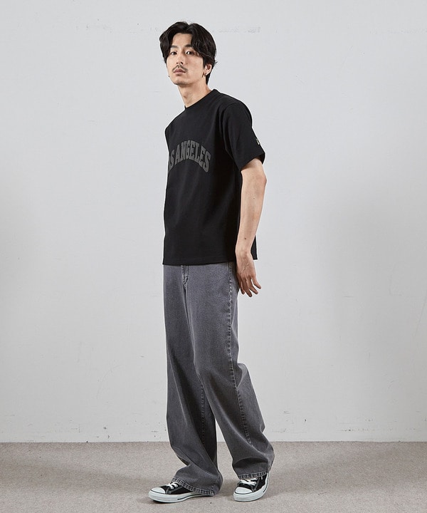 LA発泡プリントロゴししゅうTシャツ 詳細画像 15