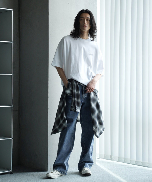 MARK GONZALES別注ロゴプリントオーバーサイズTシャツ 詳細画像 1