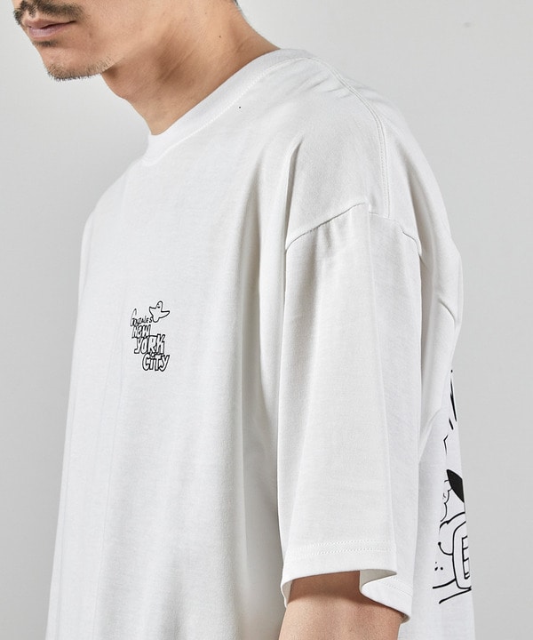 MARK GONZALES別注ロゴプリントオーバーサイズTシャツ 詳細画像 10