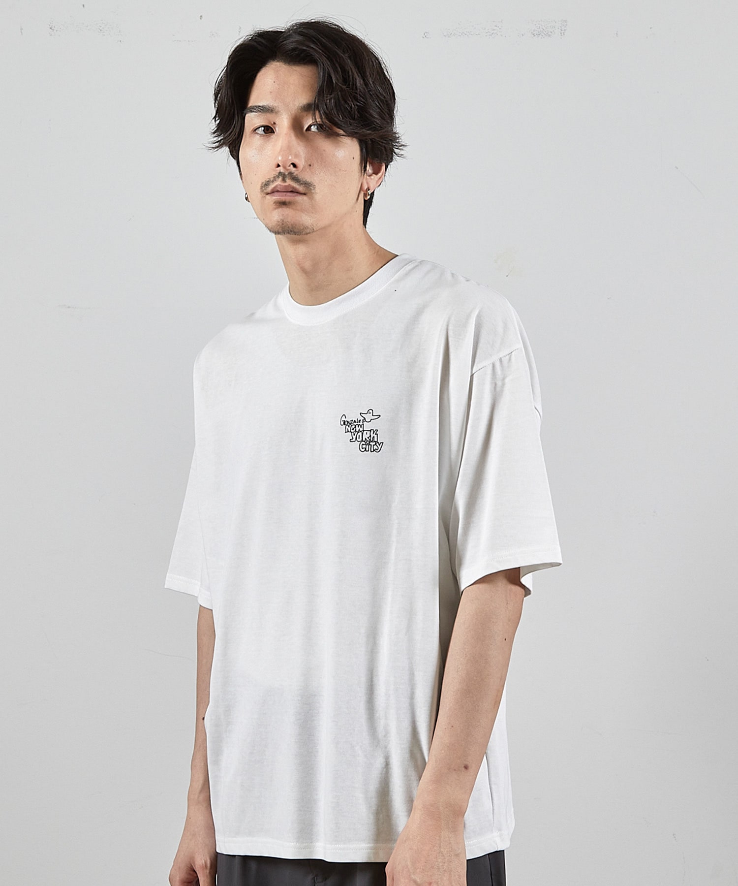 MARK GONZALES/マークゴンザレス 別注】ロゴプリントオーバーサイズT