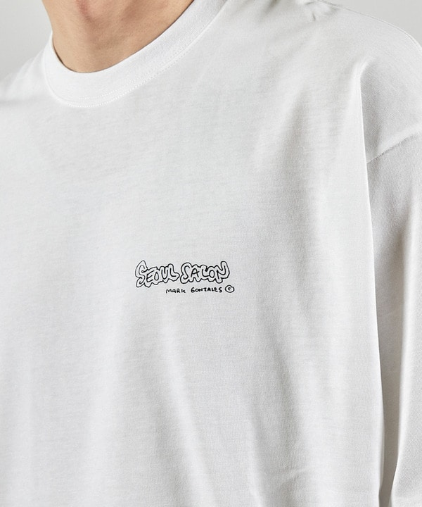 MARK GONZALES別注ロゴプリントオーバーサイズTシャツ 詳細画像 9