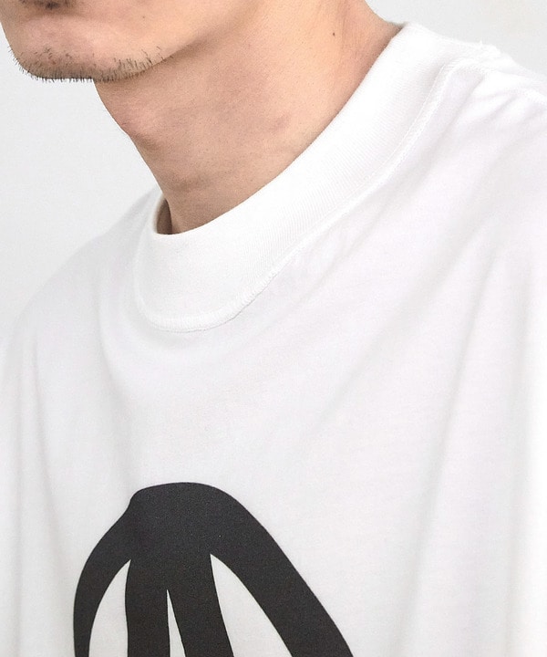 【CHAOTIC】別注アナーキーポルカドットプリントオーバーサイズTシャツ 詳細画像 10
