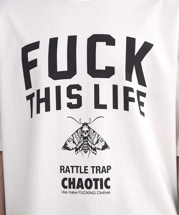 【CHAOTIC】別注FUCK THIS LIFEプリントオーバーサイズTシャツ 詳細画像 12