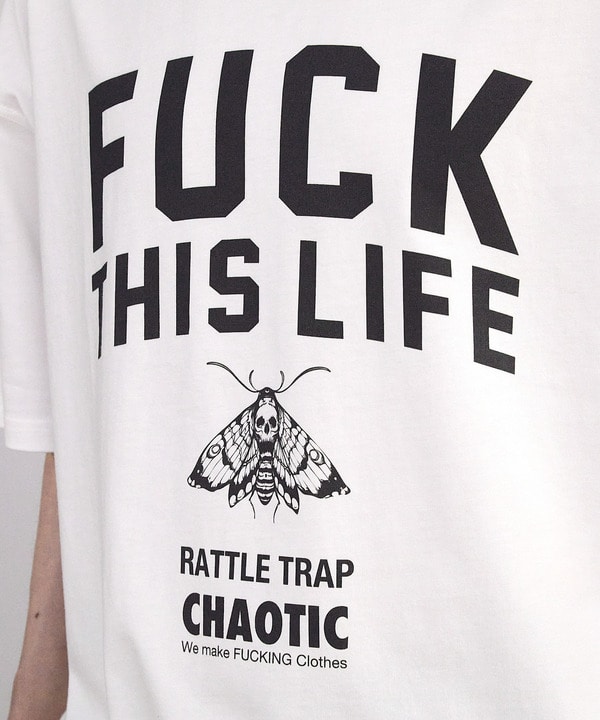 【CHAOTIC】別注FUCK THIS LIFEプリントオーバーサイズTシャツ 詳細画像 13